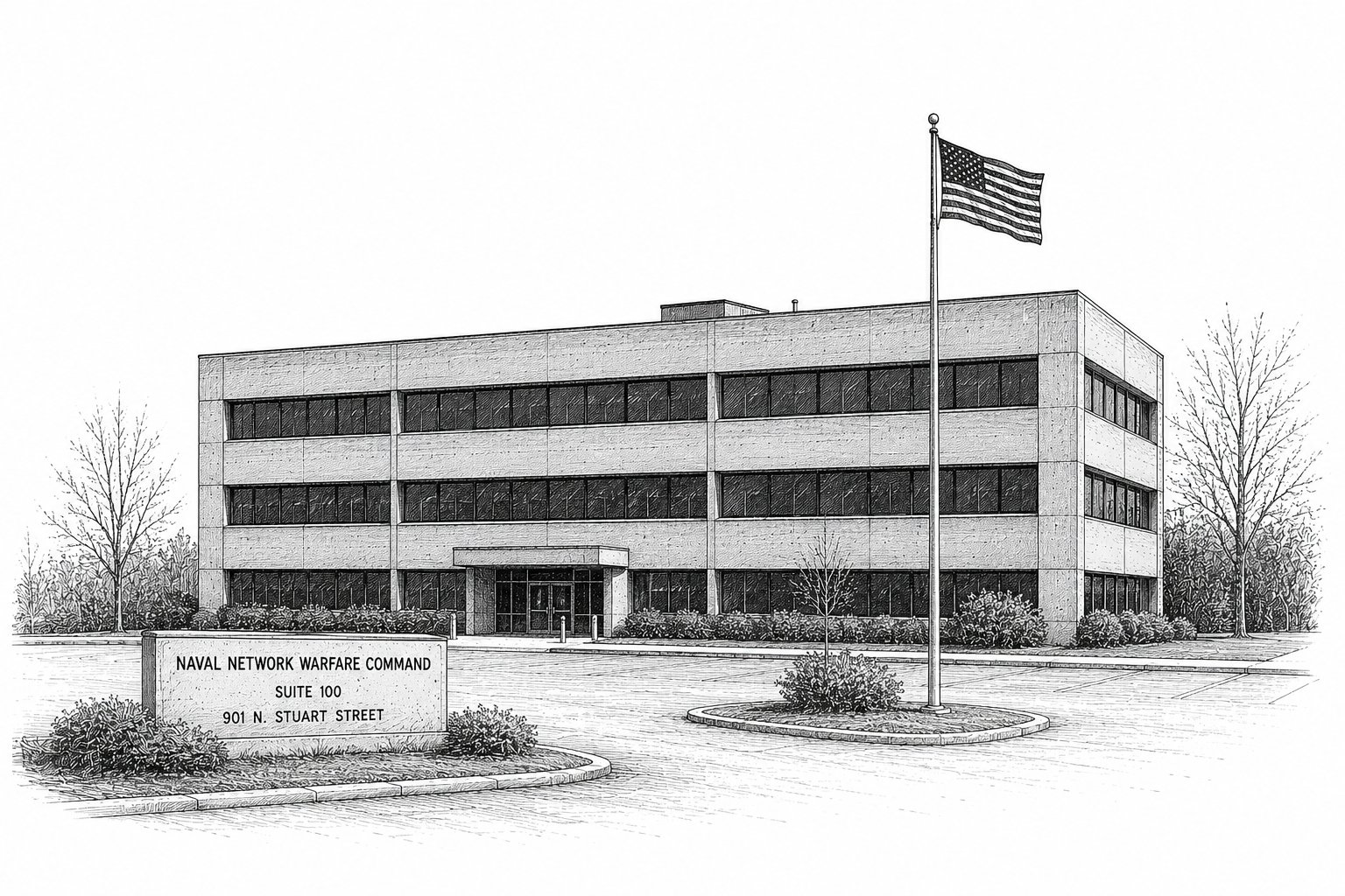An ordinary office in Arlington — where the Navy quietly funded the early AI work.